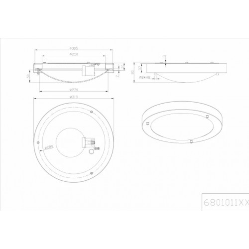 Стельовий світильник Trio CONDUS 6801011-07