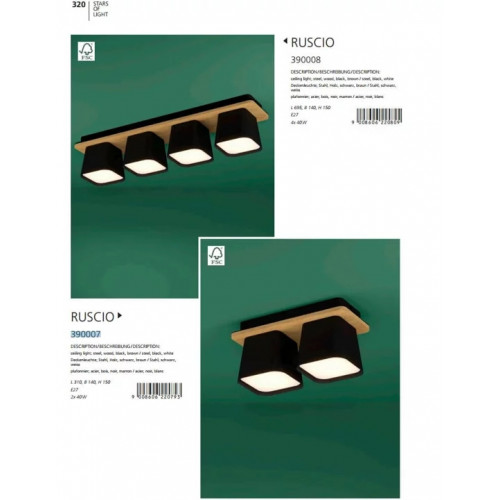 Світлодіодний лінійний світильник Viokef STATION 3911-0122-4-U-N