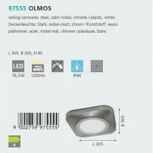 Стельовий світильник Eglo OLMOS 97555