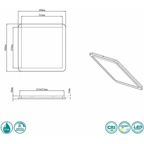 Стельовий світильник Trio CINZIA 686512406
