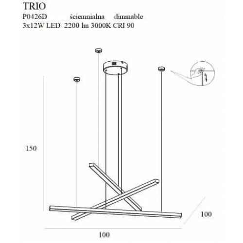 Світильник вуличний Norlys 541W BORNHOLM