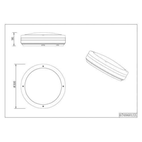 Стельовий світильник Searchlight FLUSH 0546-50