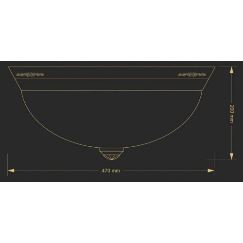 Стельовий світильник Kutek Bellagio BEL-PL-3(P)470