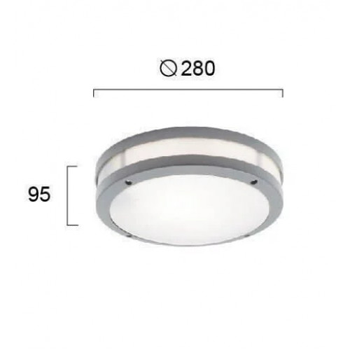 Стельовий світильник Searchlight Flush 6436