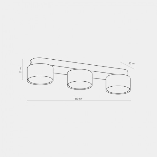 Стельовий світильник TK Lighting SPACE 3400