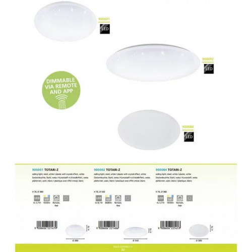 Стельовий світильник Eglo TOTARI-Z 900084