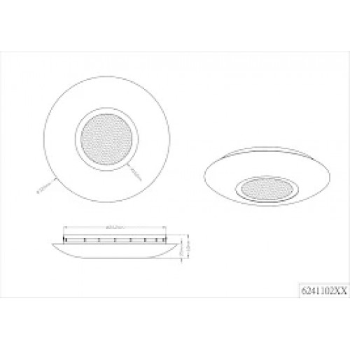 Стельовий світильник Trio CHIROS 624110279