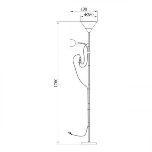 Стельовий світильник Trio HARRIET 671710479