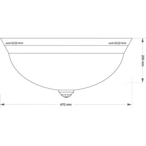 Стельовий світильник Kutek BELLAGIO BEL-PL-3(P)CR