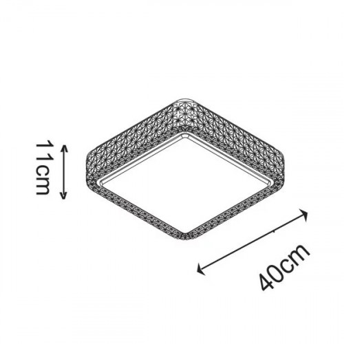 Стельовий світильник Zuma Line MOA CL15068SQ-D40