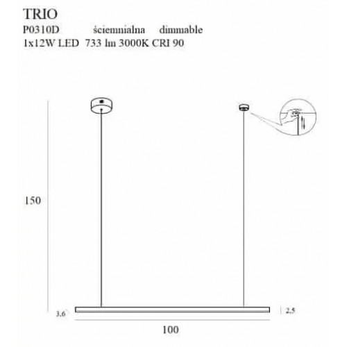 Світильник вуличний Norlys 5121W BORNHOLM