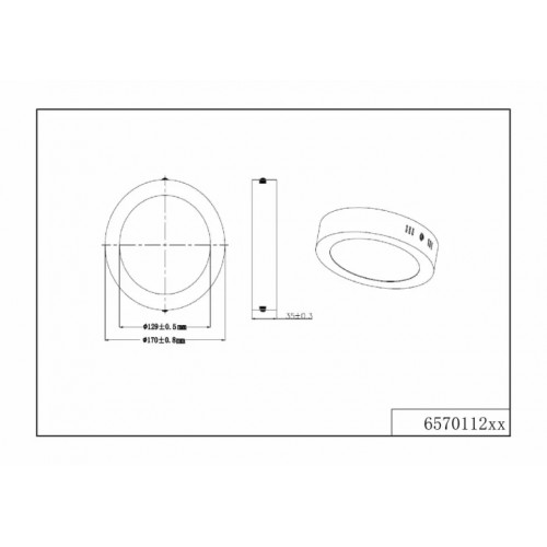 Стельовий світильник Trio CENTO 657011201