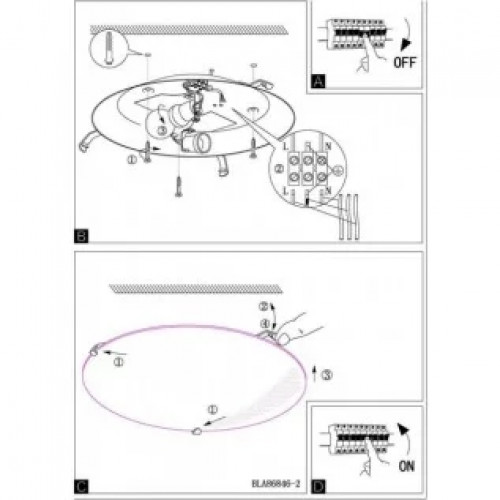 Стельовий світильник Eglo Twister 86873