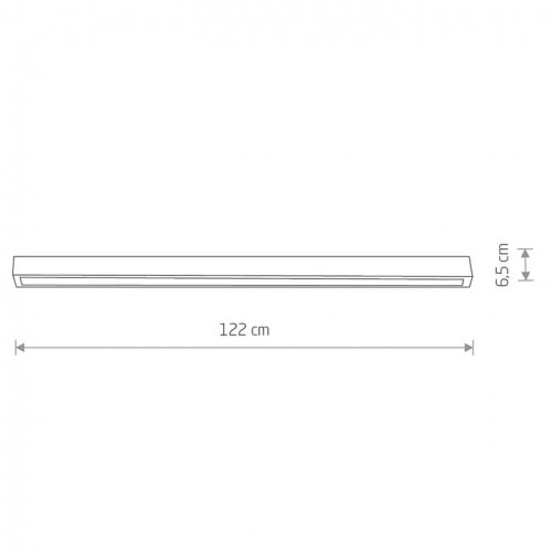 Стельовий світильник Nowodvorski STRAIGHT CEILING LED 7600