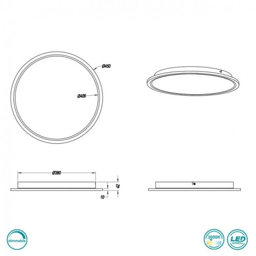 Стельовий світильник Trio PHOENIX 674094532