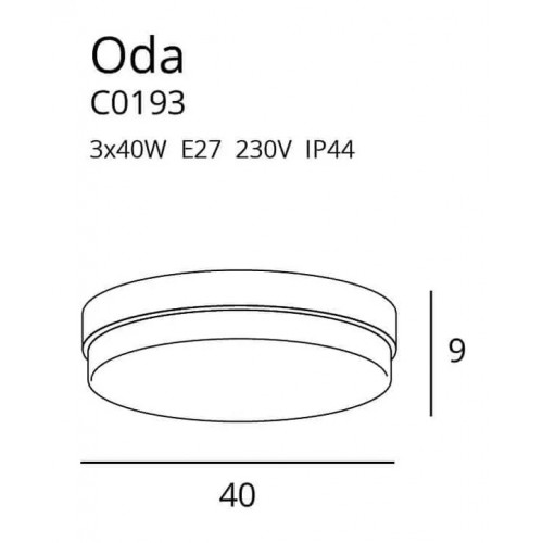 Стельовий світильник MAXlight ODA C0193
