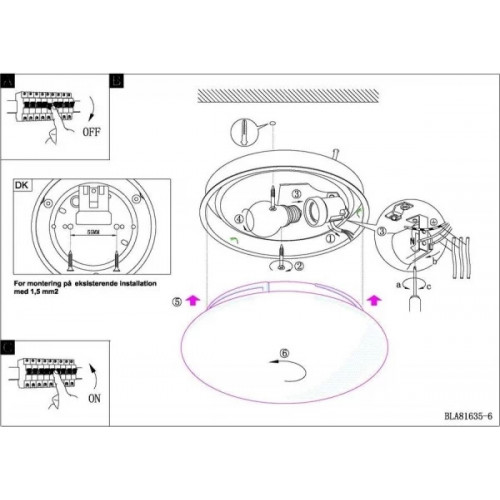 Стельовий світильник Eglo Ella 81635