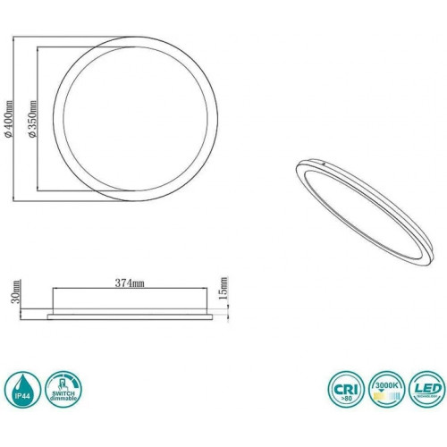 Стельовий світильник Trio CINZIA 686412406