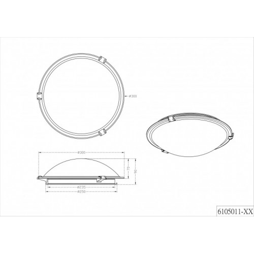 Стельовий світильник Trio ADRIAN 6105011-01