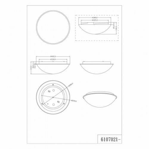 Стельовий світильник Trio BULTO 6107021-07