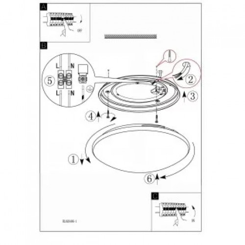 Стельовий світильник Eglo MANILVA 93499