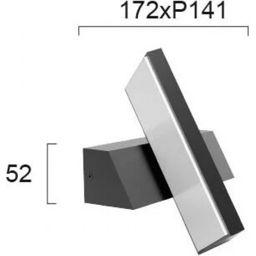 Стельовий світильник Searchlight Flush 7045-13