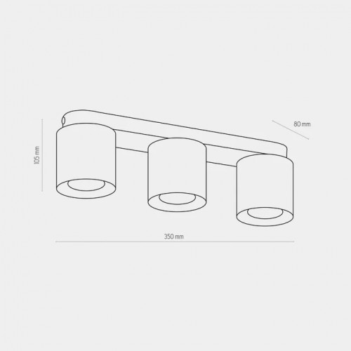 Стельовий світильник TK Lighting VICO 3409