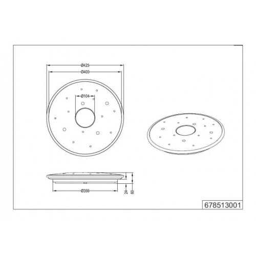 Стельовий світильник Trio SEIKO 678513001