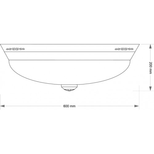 Стельовий світильник Kutek BELLAGIO BEL-PL-3(Z)CR