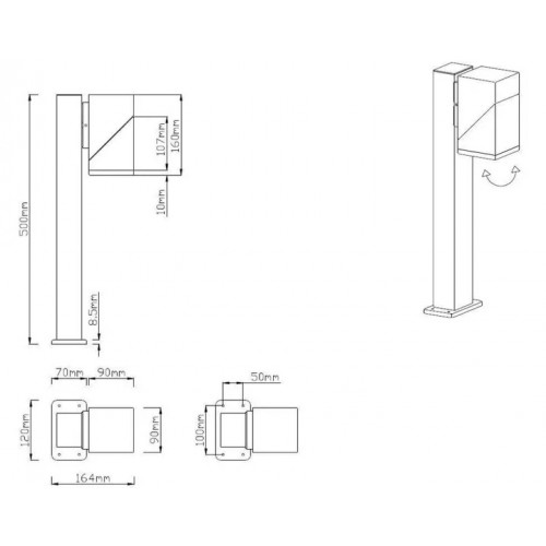 Стельовий світильник Trio OXFORD 674410342