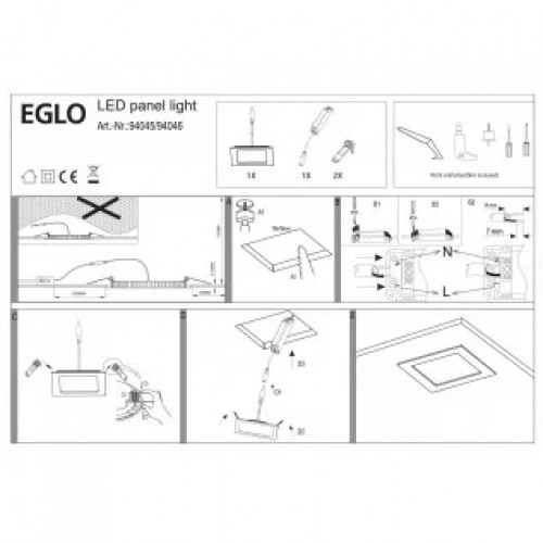 Стельовий світильник Eglo SALOBRENA 96663