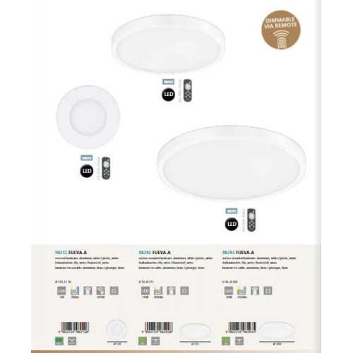 Стельовий світильник Eglo FUEVA 98292