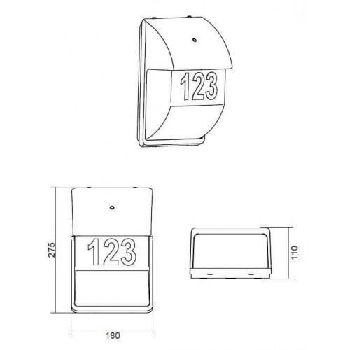 Світильник вуличний Viokef 4256800 MELINDA