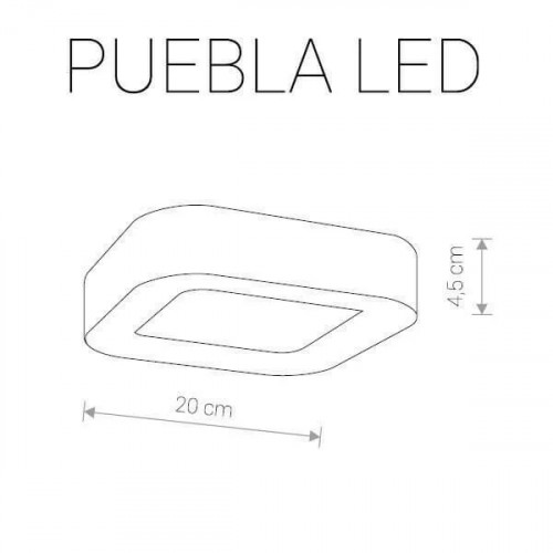 Стельовий світильник Searchlight Discs 7039-23SS