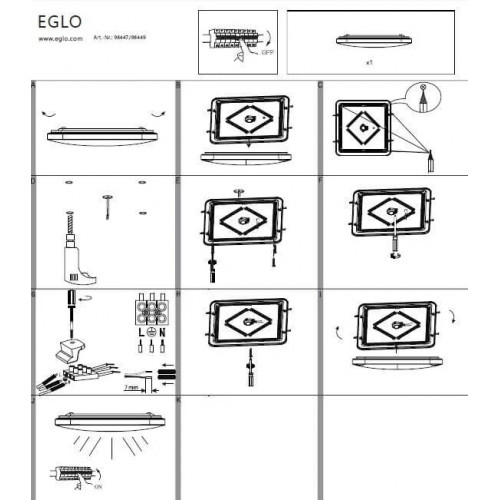 Стельовий світильник Eglo FRANIA-S 98449