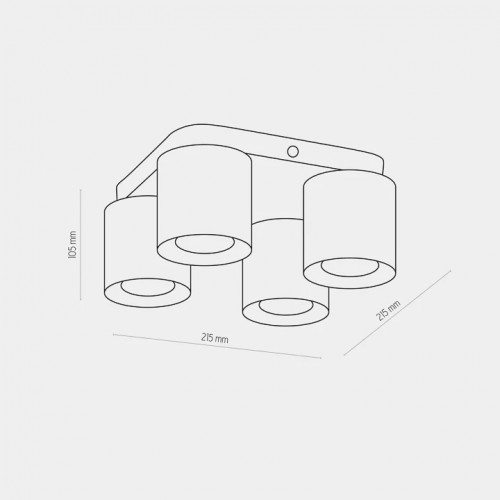 Стельовий світильник TK Lighting VICO 3408