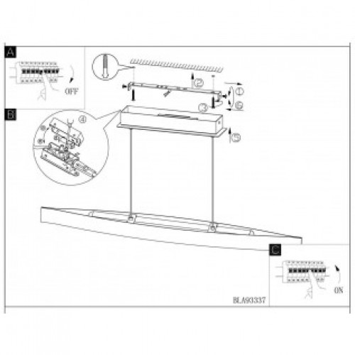 Люстра Eglo FORNES 93342