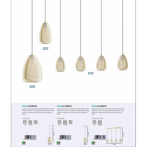 Люстра Eglo ALOBRASE 98647