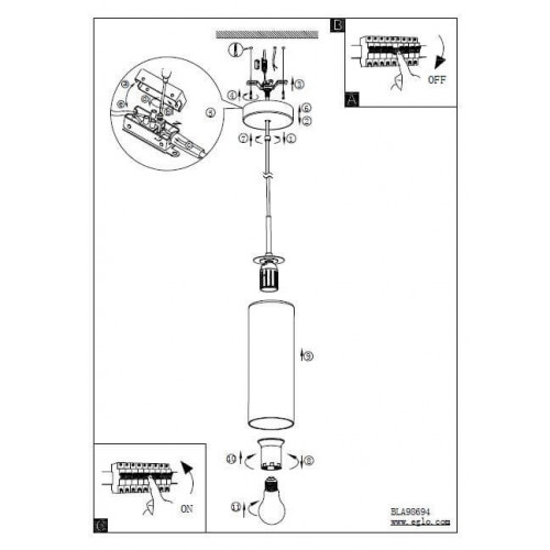 Люстра Eglo SELVINO 98694
