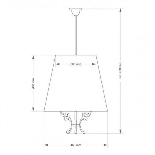 Люстра Kutek FLOR FLO-ZW-1(N)
