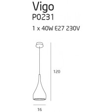 Підвісний світильник Maxlight VIGO I P0232