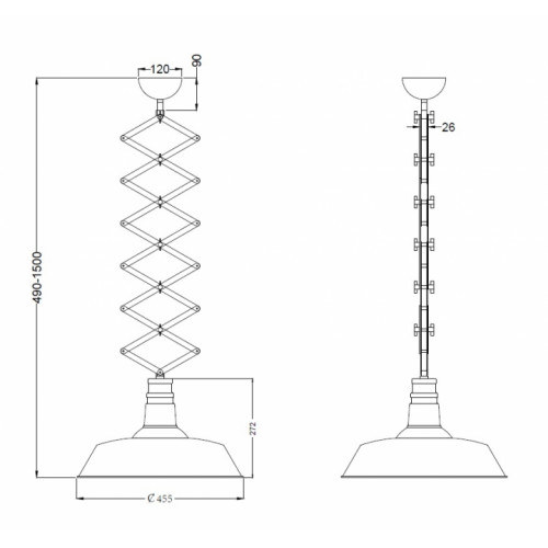 Люстра TRIO DETROIT 305300178