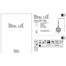 Люстра Ideal Lux DECA 168869