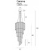 Люстра MAXlight GAMMA P0292