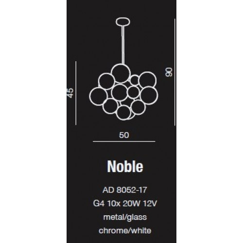 Люстра AZzardo NOBLE AZ0110 (AD805217)