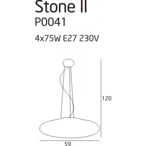 Підвісний світильник Maxlight STONE P0041