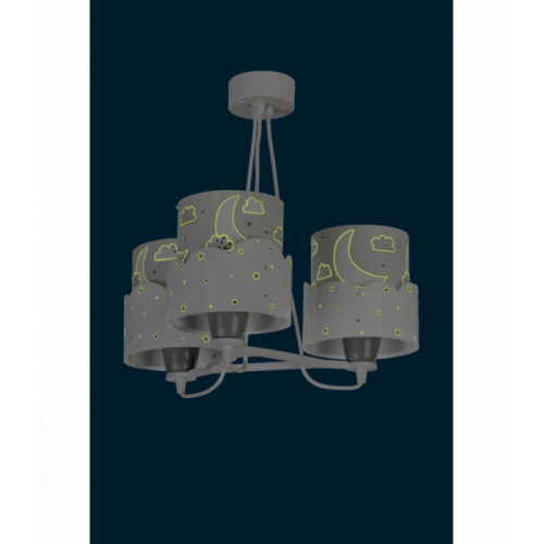 Дитяча люстра Dalber MOON GREY 61237E