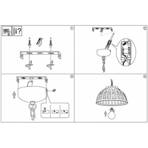 Люстра Ideal Lux CESTO 162416