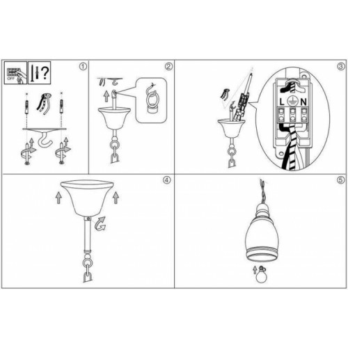 Люстра Ideal Lux HANSEL 168609