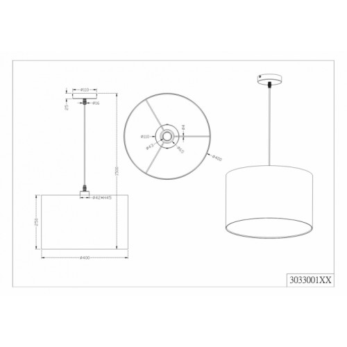 Люстра Trio HOTEL 303300102
